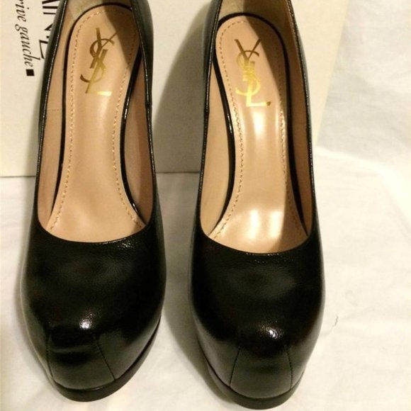 Yves Saint Laurent Black Women's Heels - Picture 4 of 11